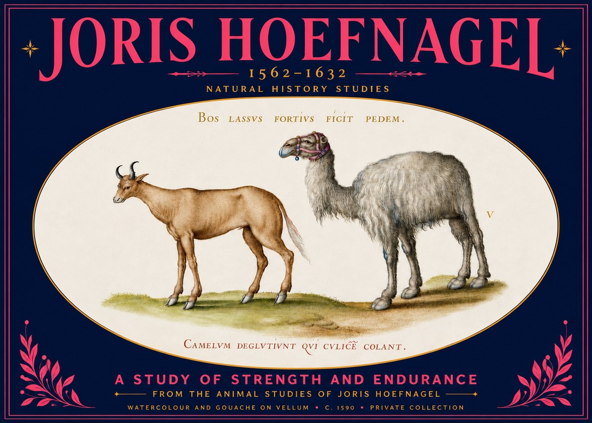 Joris Hoefnagel A Study of Strength and Endurance No5 - Poszter