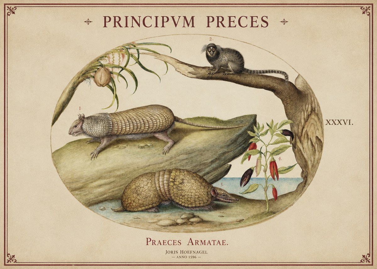 Joris Hoefnagel Praeces Armatae. No1 - Poszter