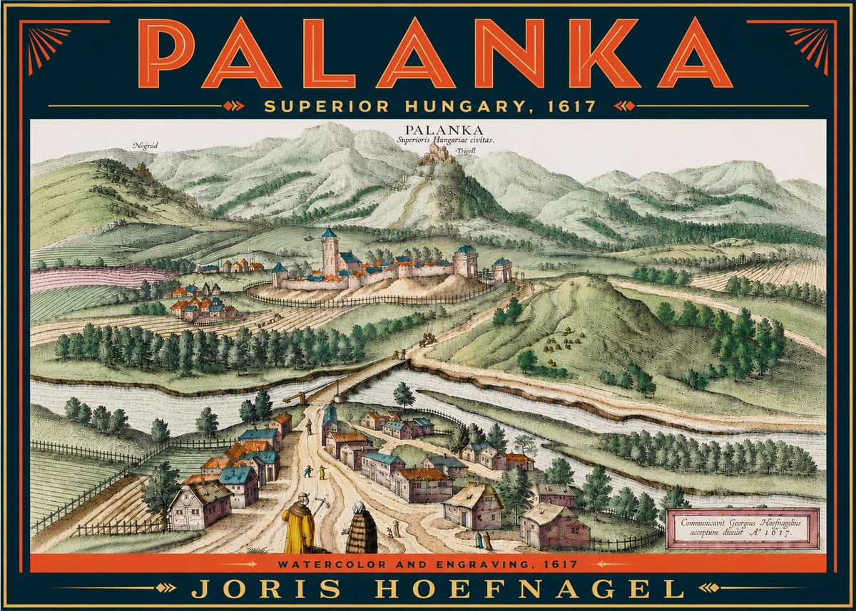 Joris Hoefnagel Palanka, Superior Hungary No5 - Poszter