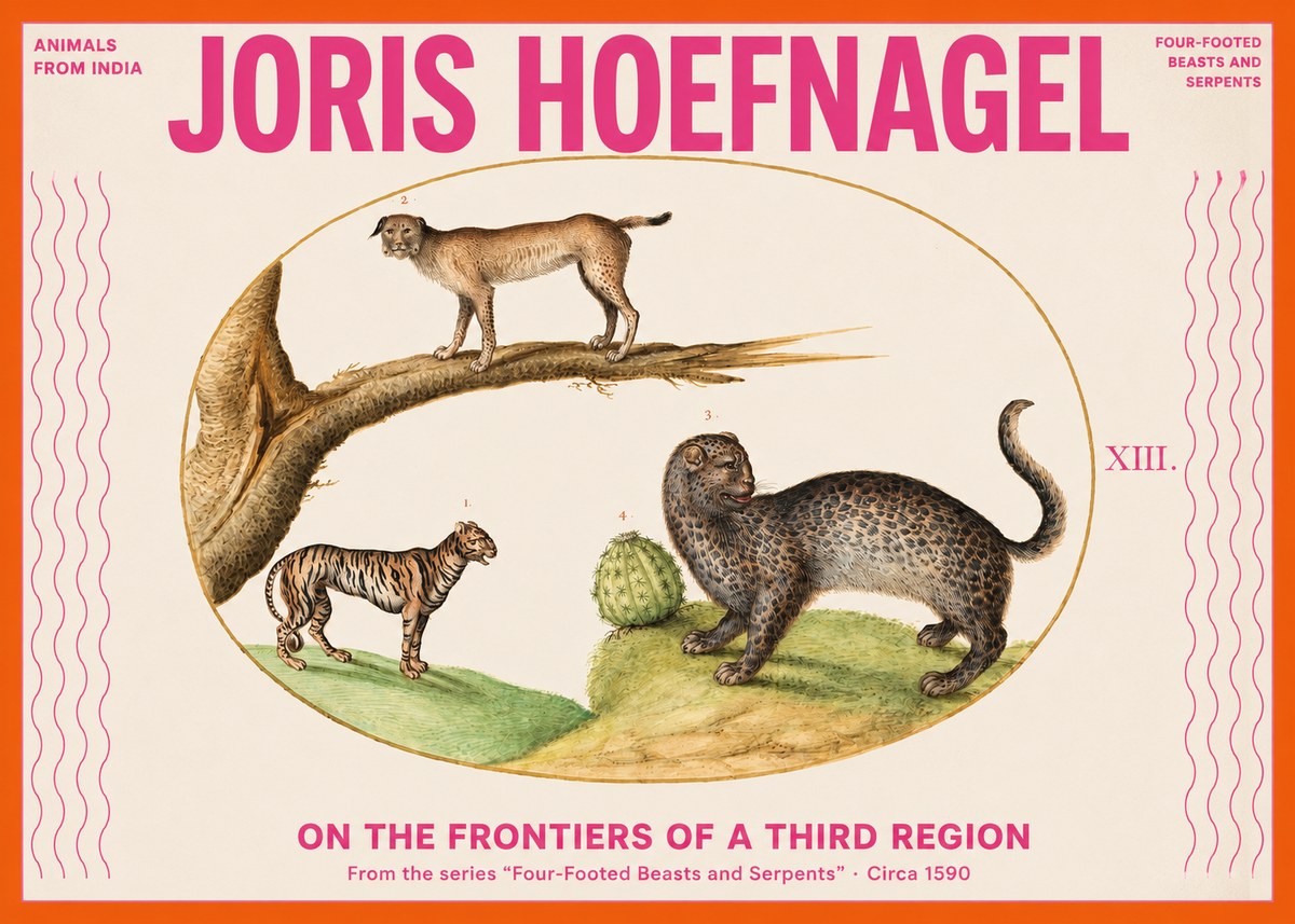 Joris Hoefnagel Four Beasts No3 - Poszter