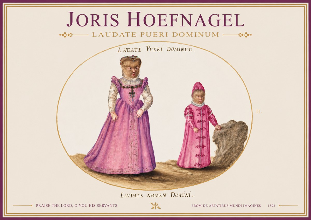 Joris Hoefnagel Laudate Pueri Dominum No1 - Poszter