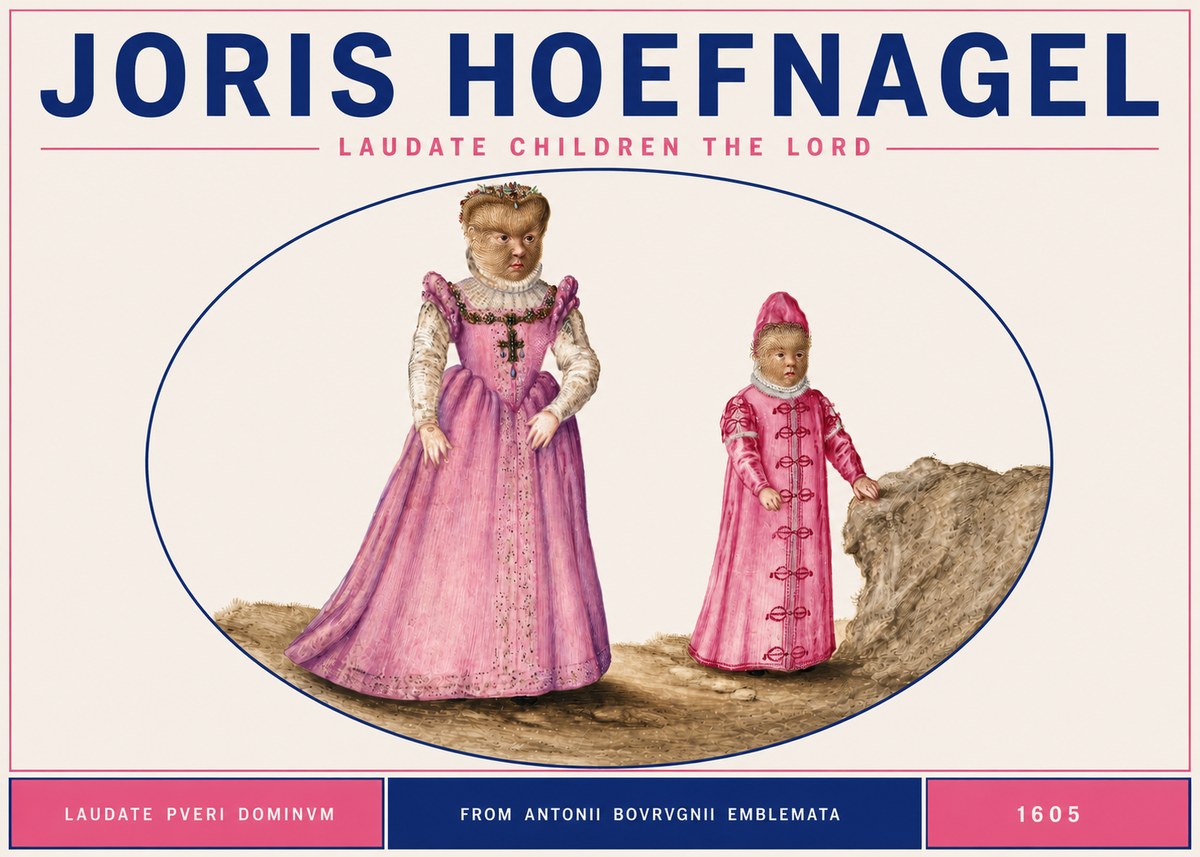 Joris Hoefnagel Laudate Pueri Dominum No6 - Poszter