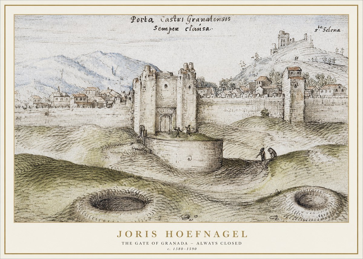 Joris Hoefnagel The Gate of Granada - Always Closed No1 - Poszter
