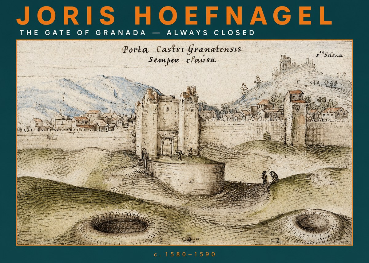 Joris Hoefnagel The Gate of Granada - Always Closed No2 - Poszter