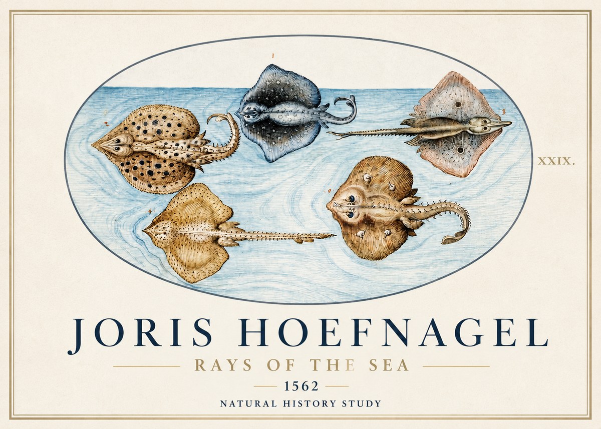 Joris Hoefnagel Rays of the Sea No3 - Poszter