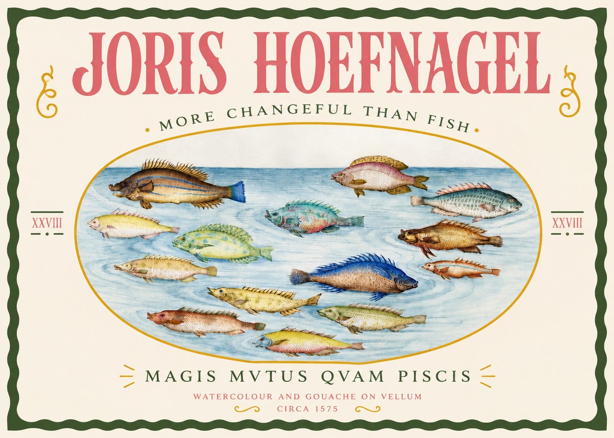 Joris Hoefnagel Fish More Than Silent No4 - Poszter