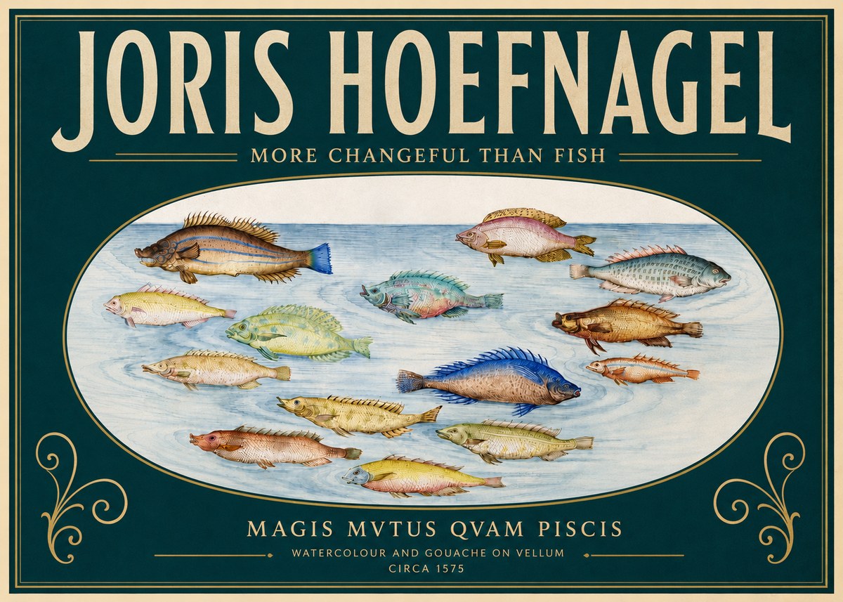 Joris Hoefnagel Fish More Than Silent No5 - Poszter