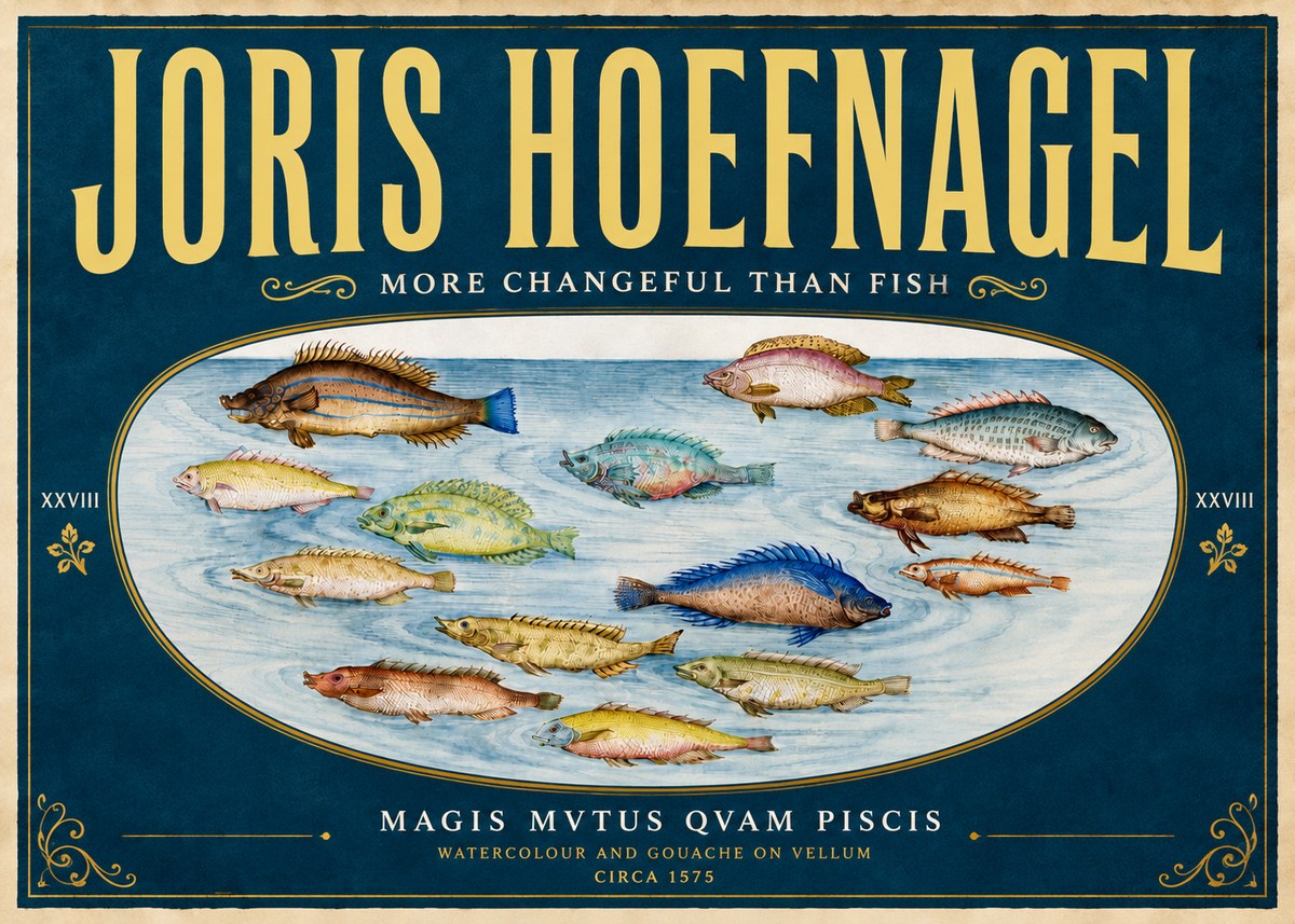 Joris Hoefnagel Fish More Than Silent No6 - Poszter