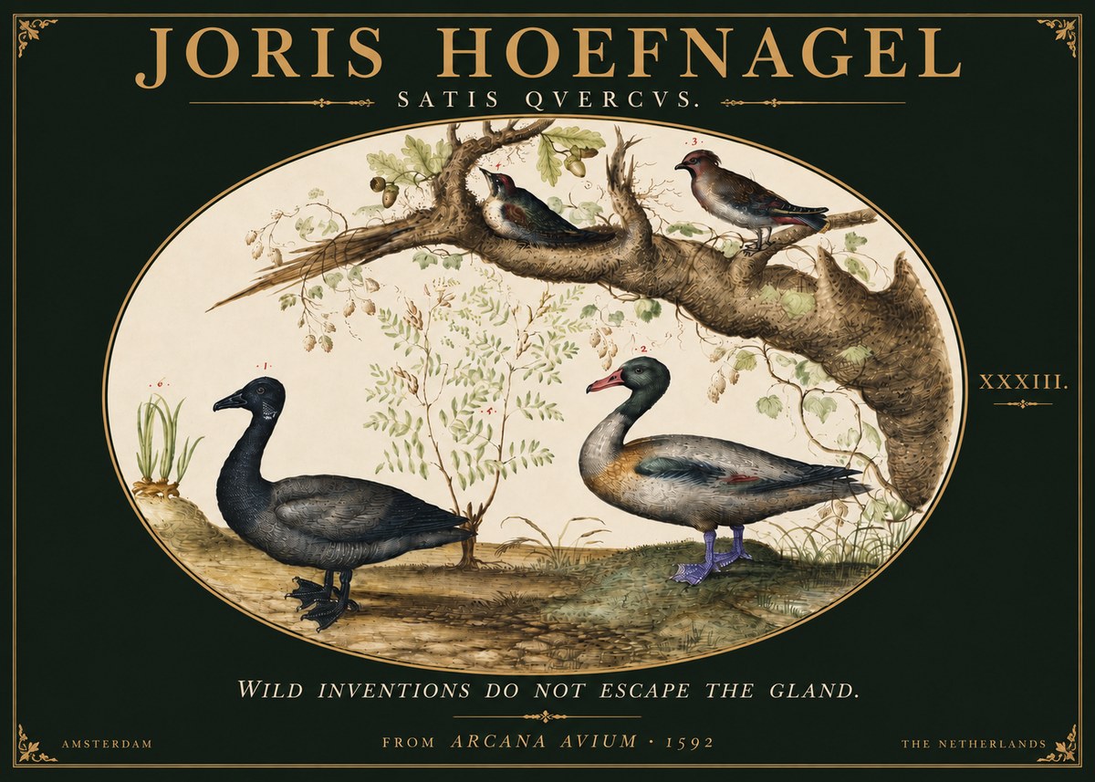 Joris Hoefnagel Satis Quercus. Birds of the Marsh No6 - Poszter