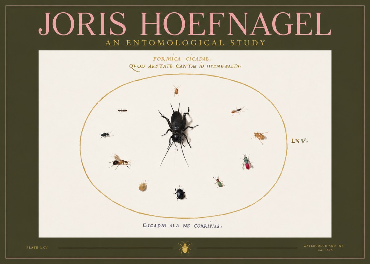Joris Hoefnagel Formica Cicadae No2 - Poszter