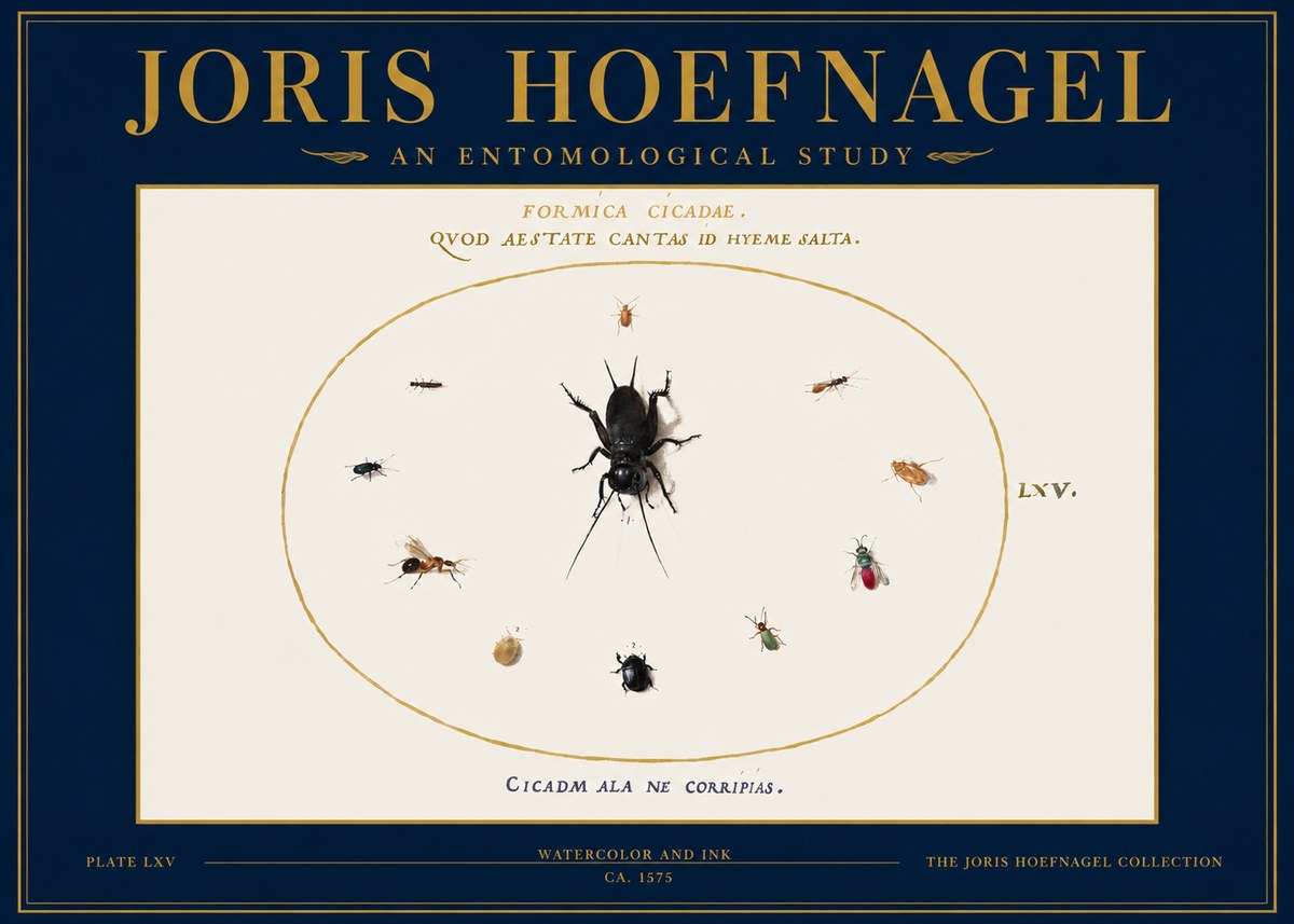 Joris Hoefnagel Formica Cicadae No3 - Poszter