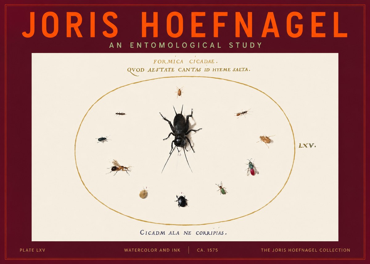 Joris Hoefnagel Formica Cicadae No4 - Poszter
