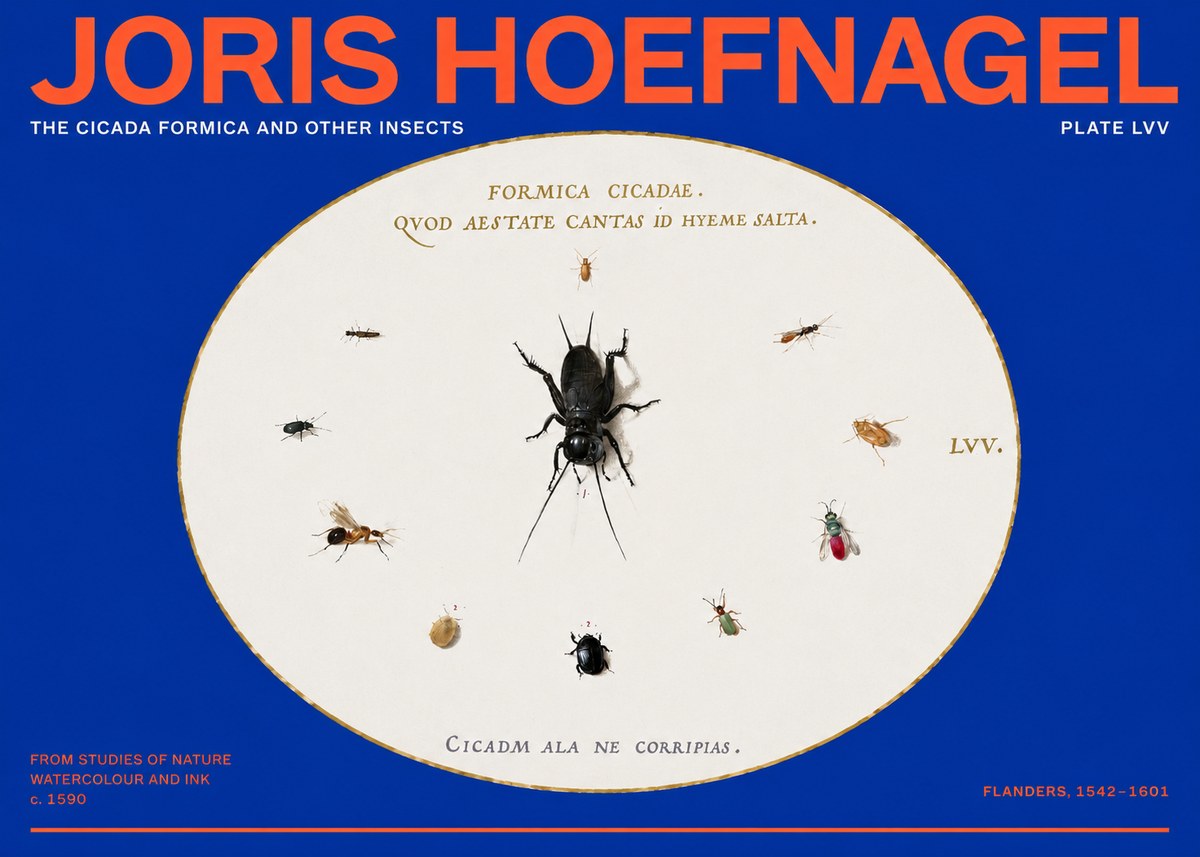 Joris Hoefnagel Formica Cicadae No6 - Poszter