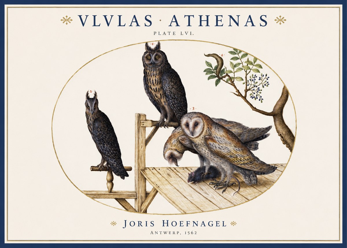 Joris Hoefnagel Vlvlas Athenas No1 - Poszter