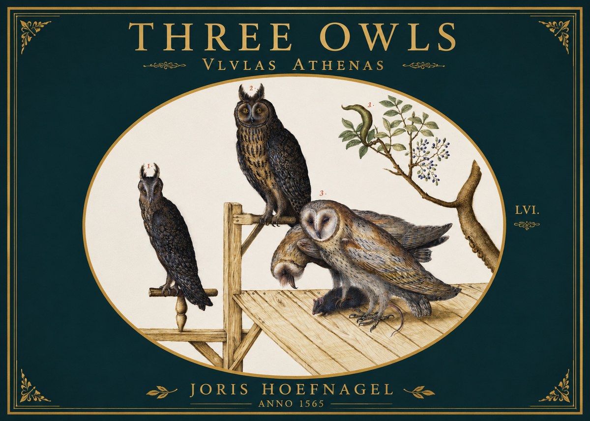 Joris Hoefnagel Vlvlas Athenas No3 - Poszter
