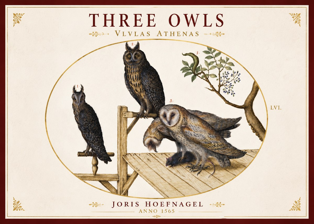 Joris Hoefnagel Vlvlas Athenas No4 - Poszter