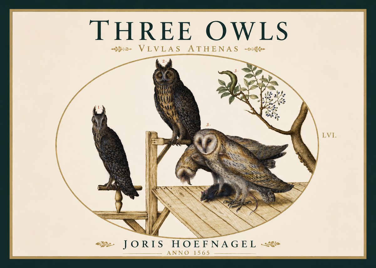 Joris Hoefnagel Vlvlas Athenas No6 - Poszter