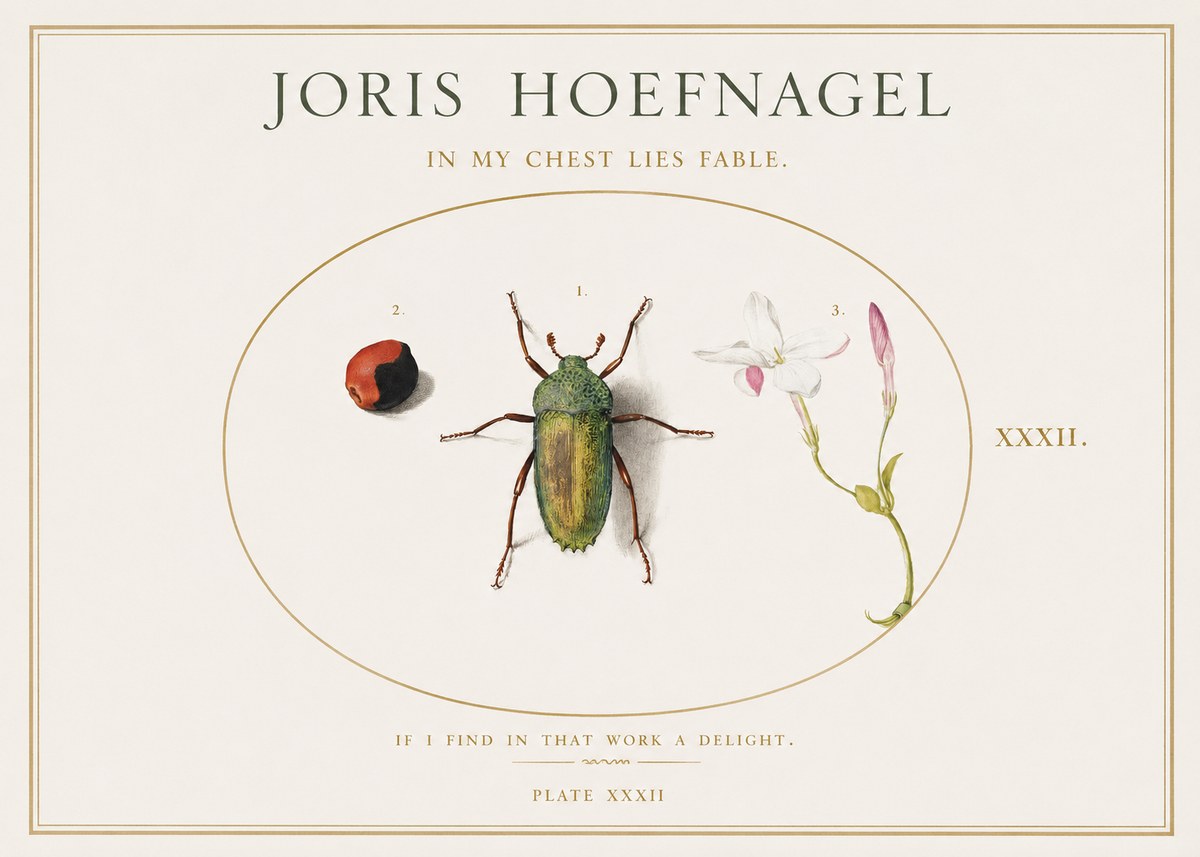Joris Hoefnagel In My Chest Lies Fable No1 - Poszter