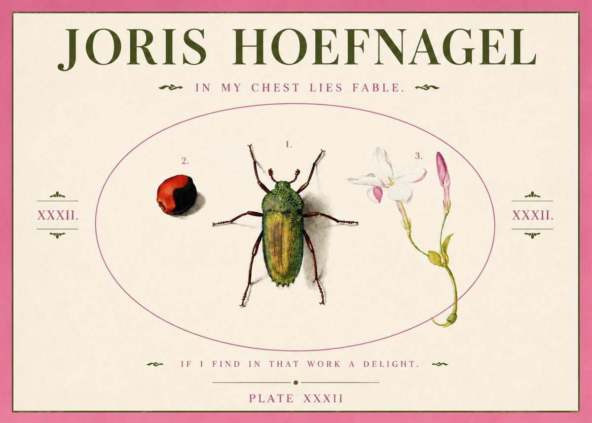 Joris Hoefnagel In My Chest Lies Fable No3 - Poszter