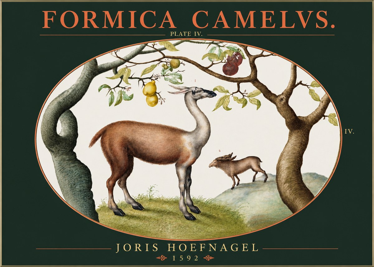 Joris Hoefnagel Formicamelus. No3 - Poszter