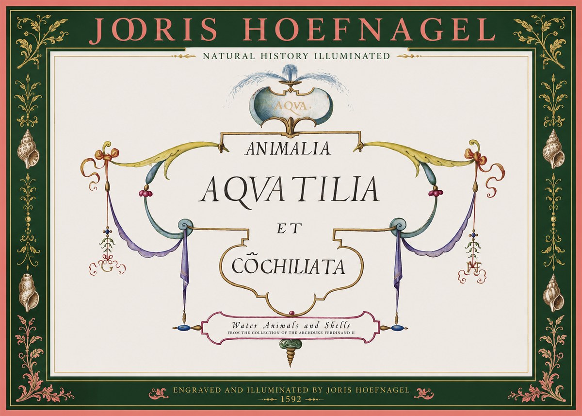Joris Hoefnagel Animalia Aquatilia Et Cochiliata No2 - Poszter
