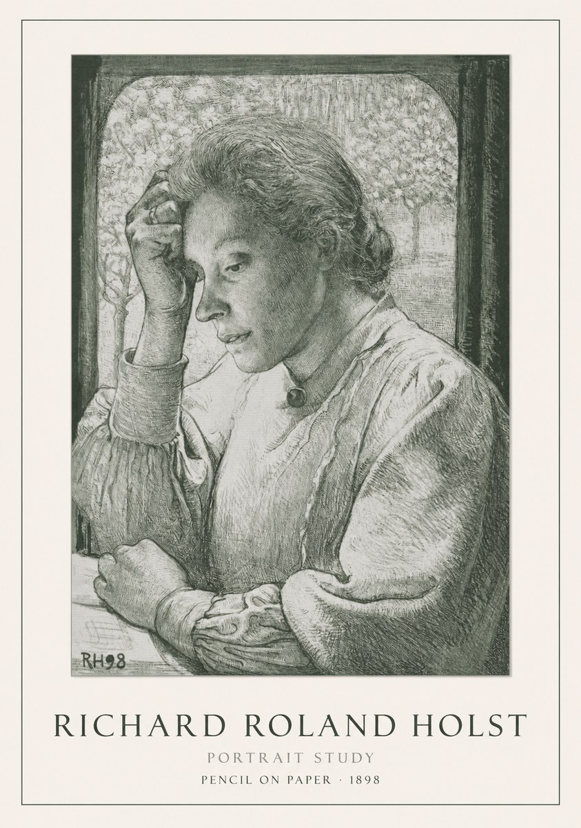 Richard Roland Holst Portrait Study No1 - Poszter