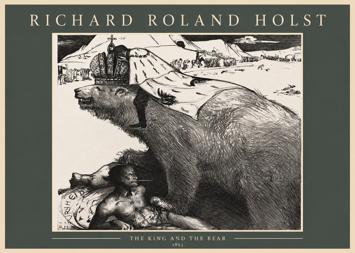 Richard Roland Holst The King's Burden No4 - Poszter