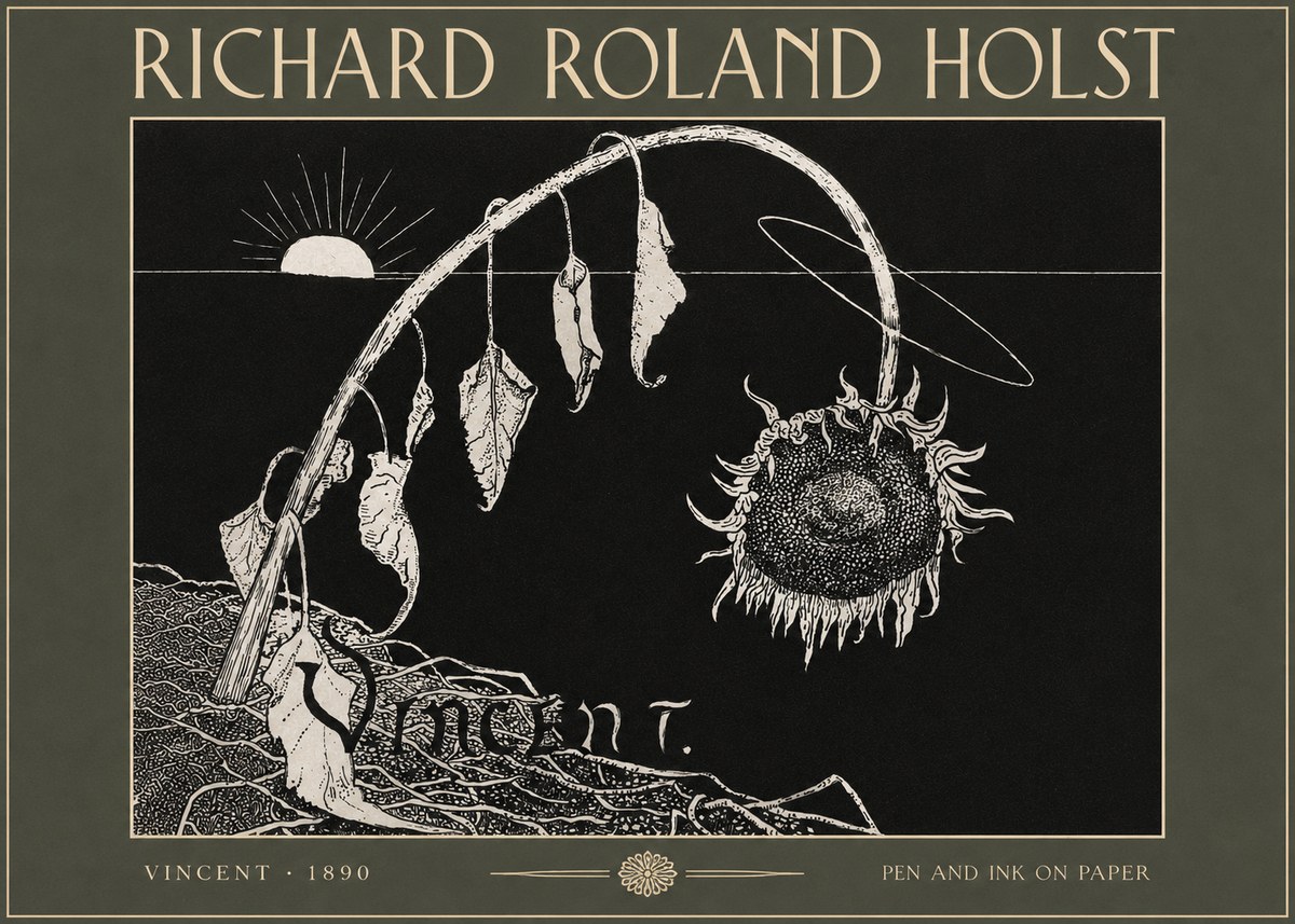 Richard Roland Holst Vincent No4 - Poszter