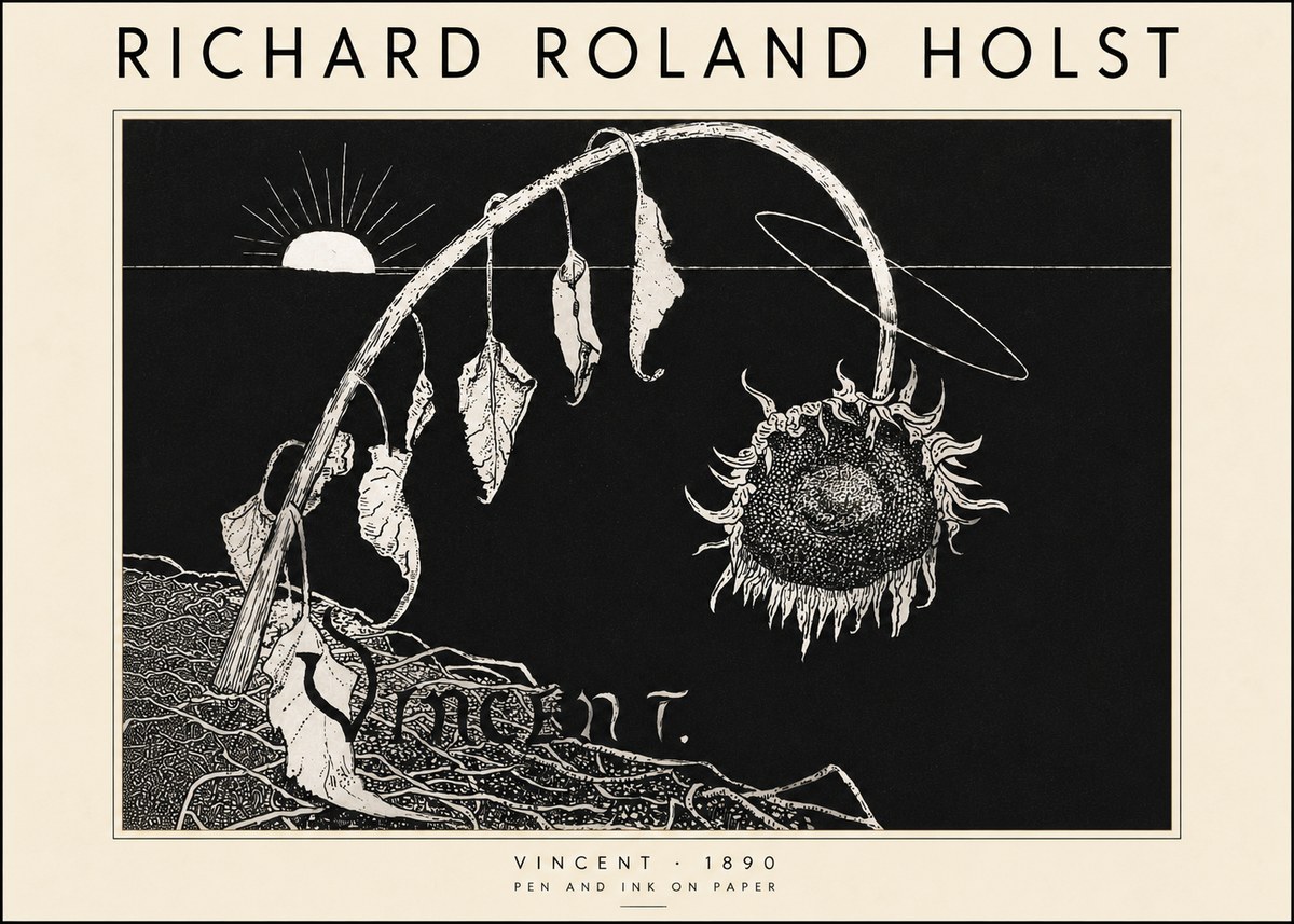 Richard Roland Holst Vincent No5 - Poszter