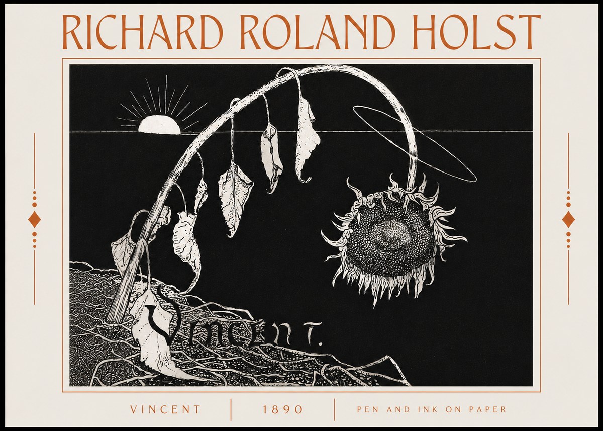 Richard Roland Holst Vincent No6 - Poszter