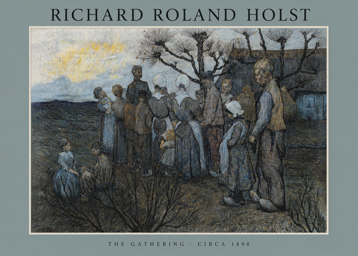 Richard Roland Holst The Gathering No2 - Poszter