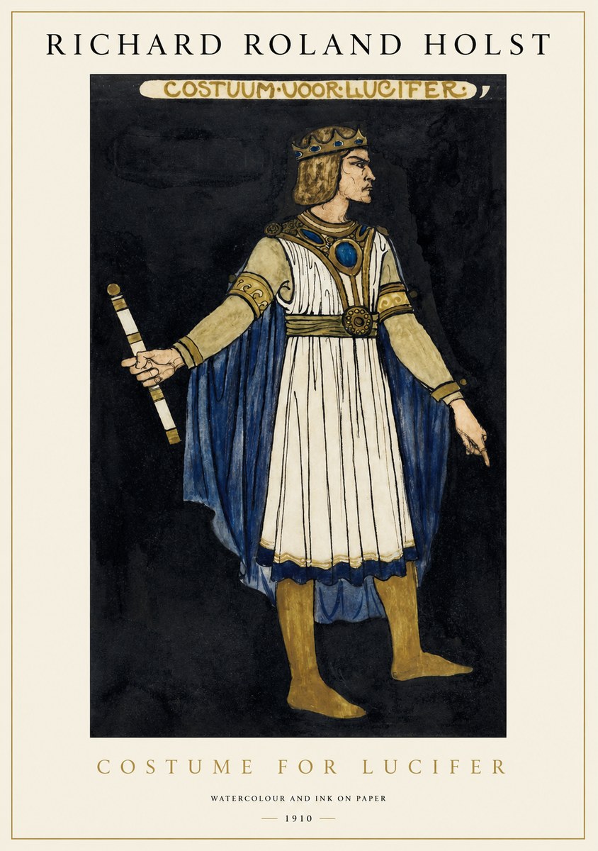 Richard Roland Holst Costume for Lucifer No1 - Poszter