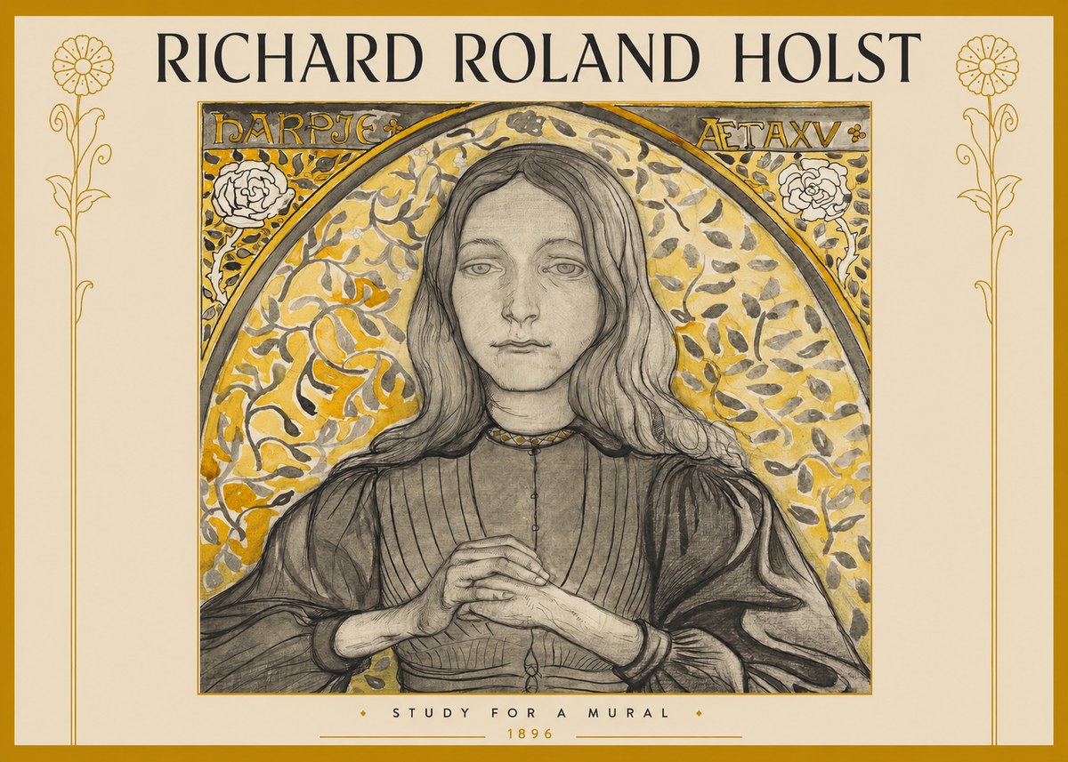 Richard Roland Holst Harpje · Aetaxv No2 - Poszter