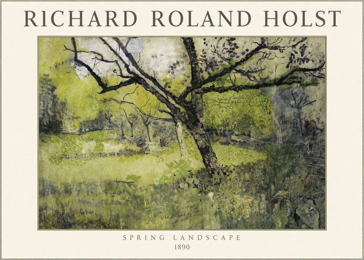 Richard Roland Holst Spring Landscape No1 - Poszter