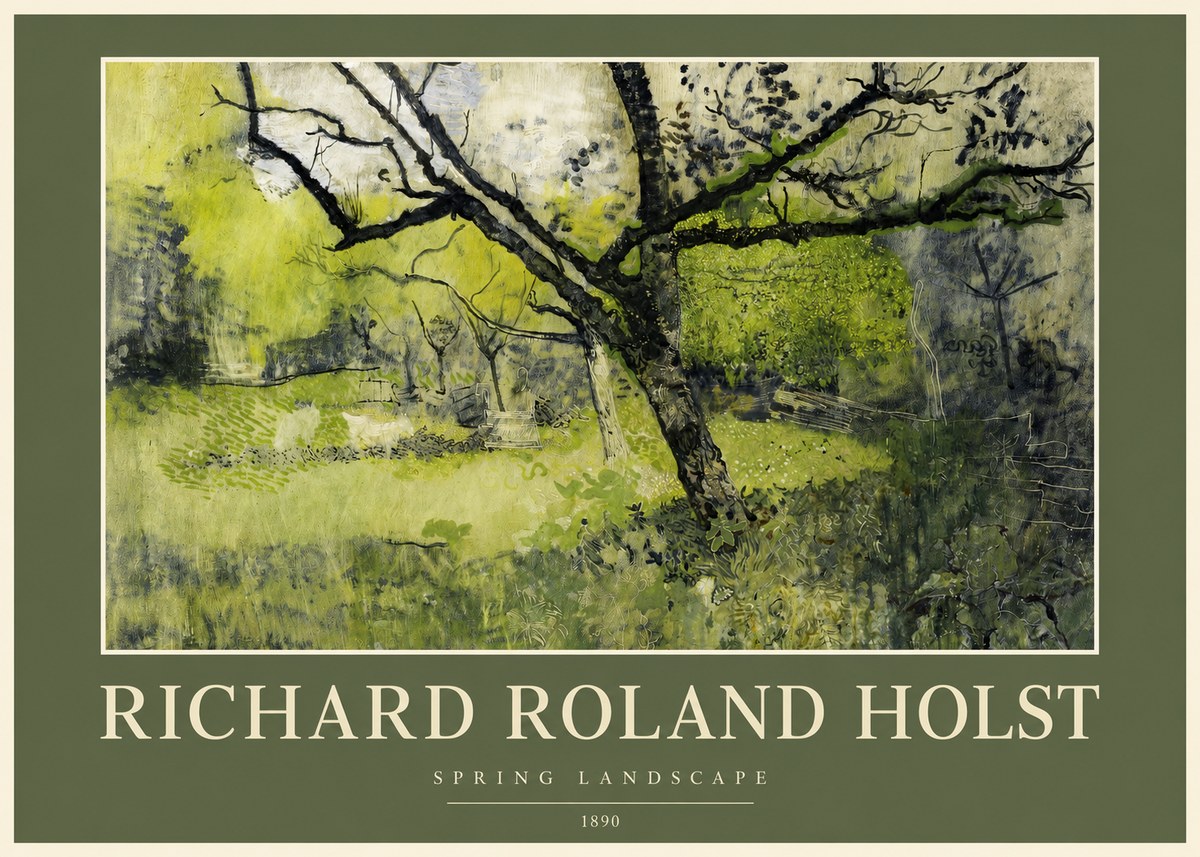 Richard Roland Holst Spring Landscape No2 - Poszter