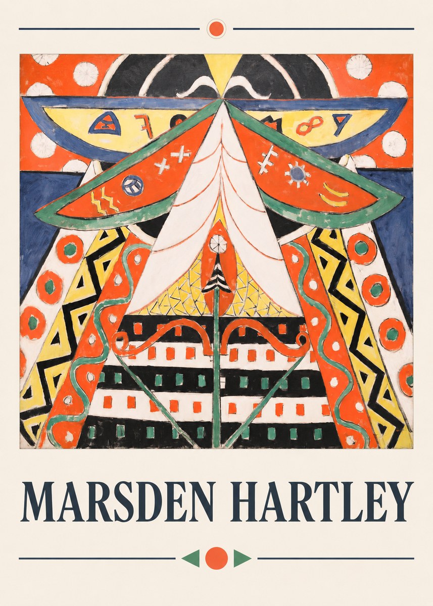Marsden Hartley Painting No. 5 No1 - Poszter