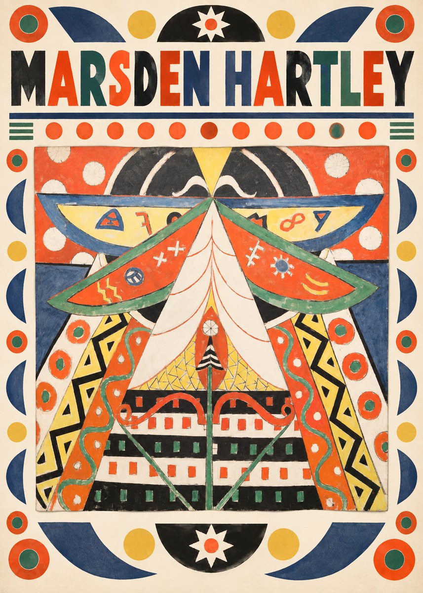 Marsden Hartley Painting No. 5 No3 - Poszter