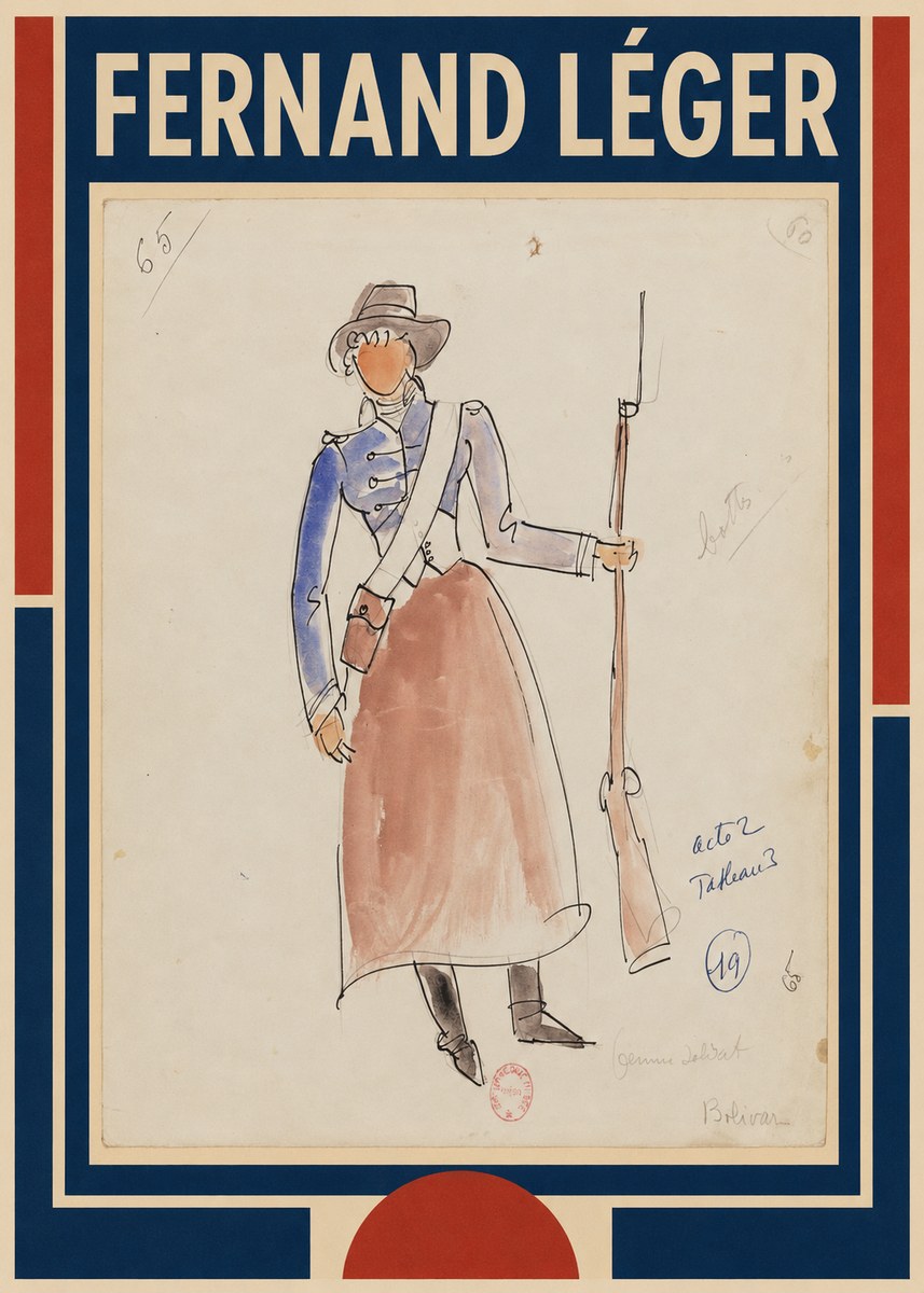 Fernand Léger Jeune Soldat No1 - Poszter