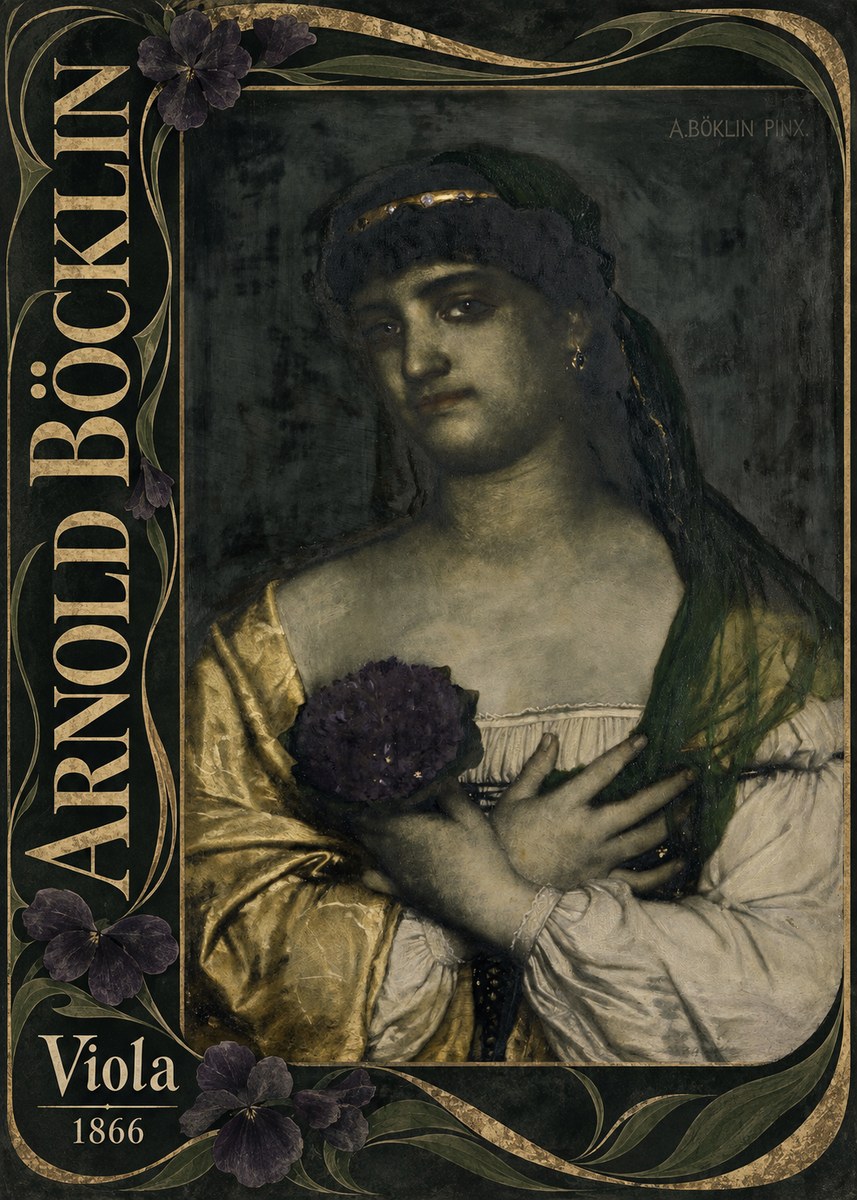 Arnold Böcklin Viola No5 - Poszter