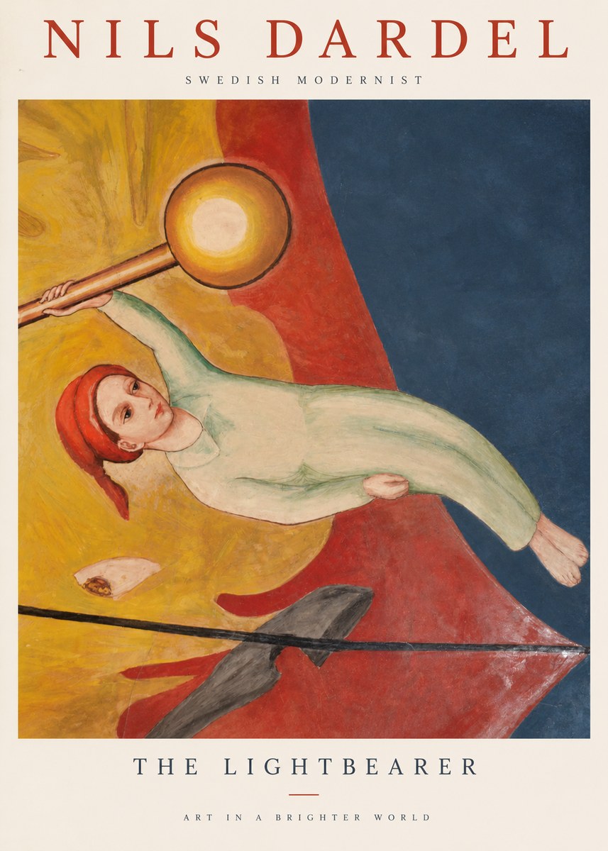 Nils Dardel The Lightbearer No1 - Poszter