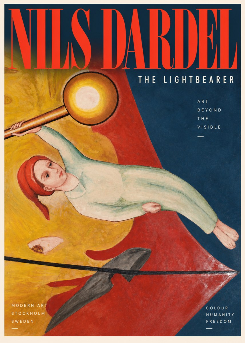 Nils Dardel The Lightbearer No2 - Poszter