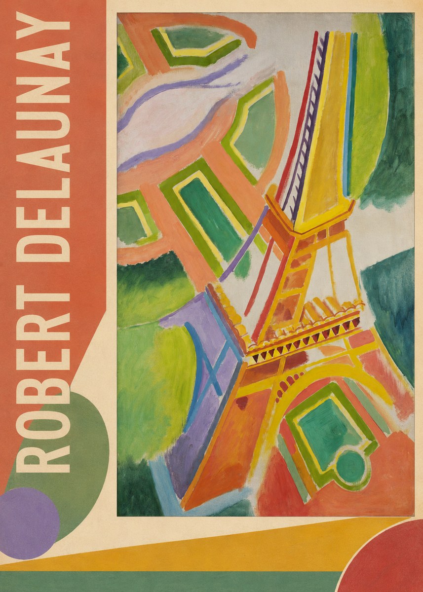 Robert Delaunay Tour Eiffel No2 - Poszter