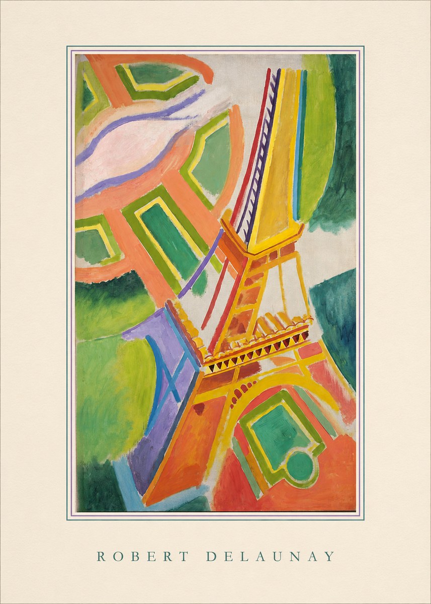 Robert Delaunay Tour Eiffel No4 - Poszter