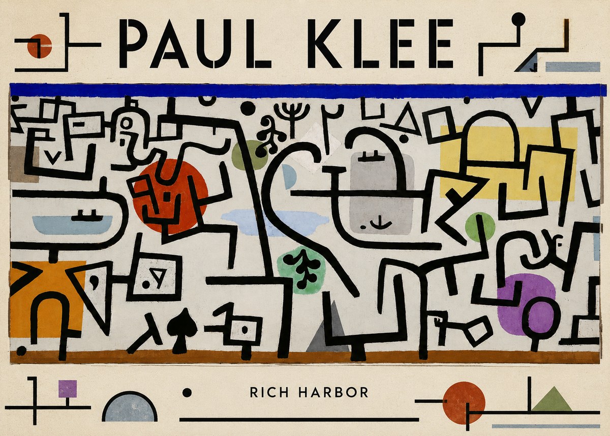 Paul Klee Rich Harbor No1 - Poszter