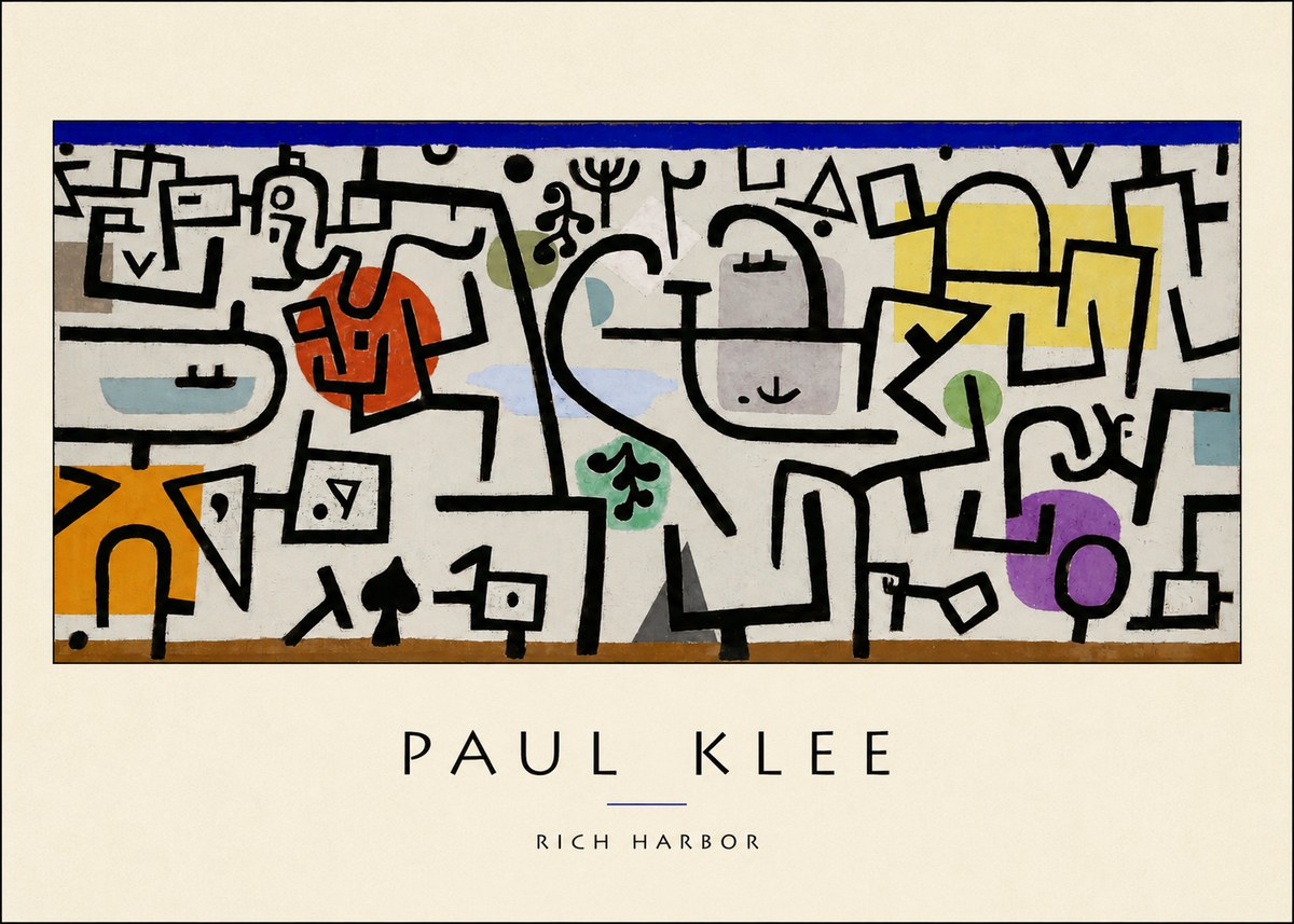Paul Klee Rich Harbor No3 - Poszter