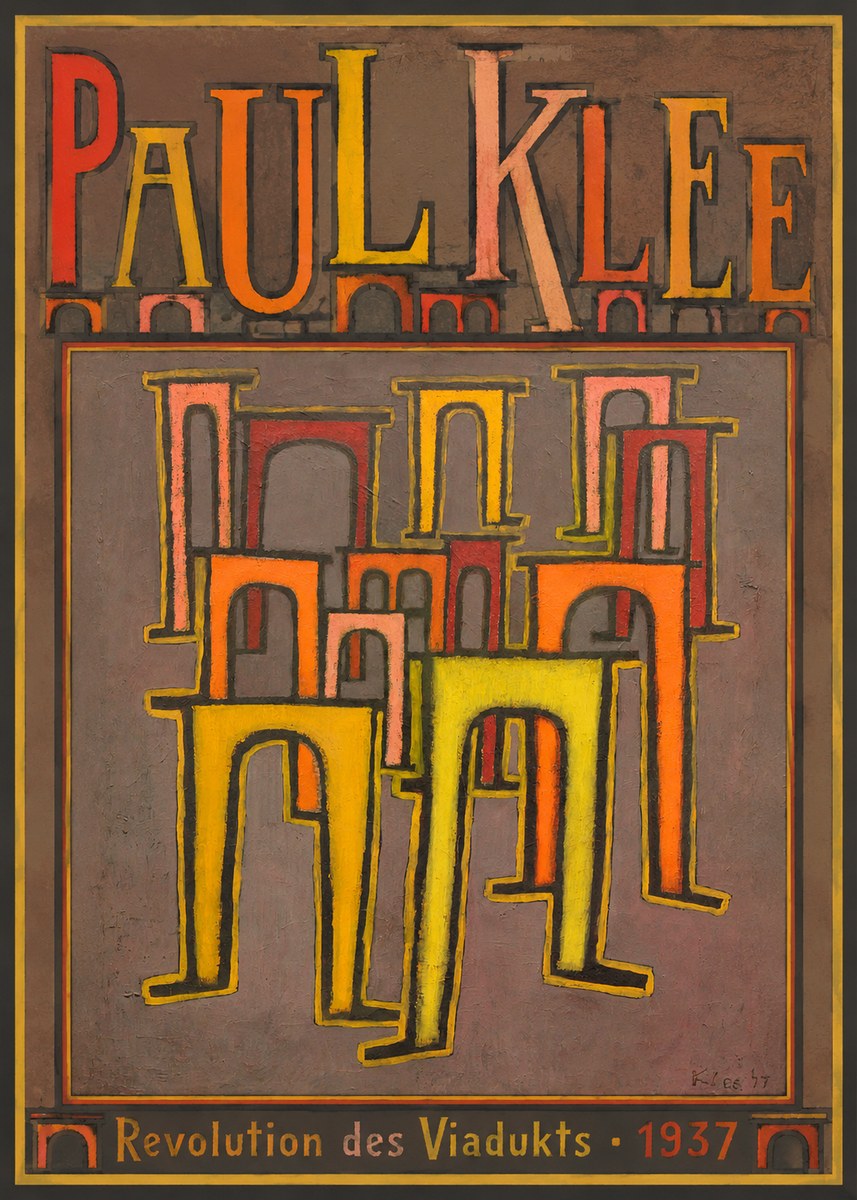Paul Klee Revolution Des Viadukts No5 - Poszter
