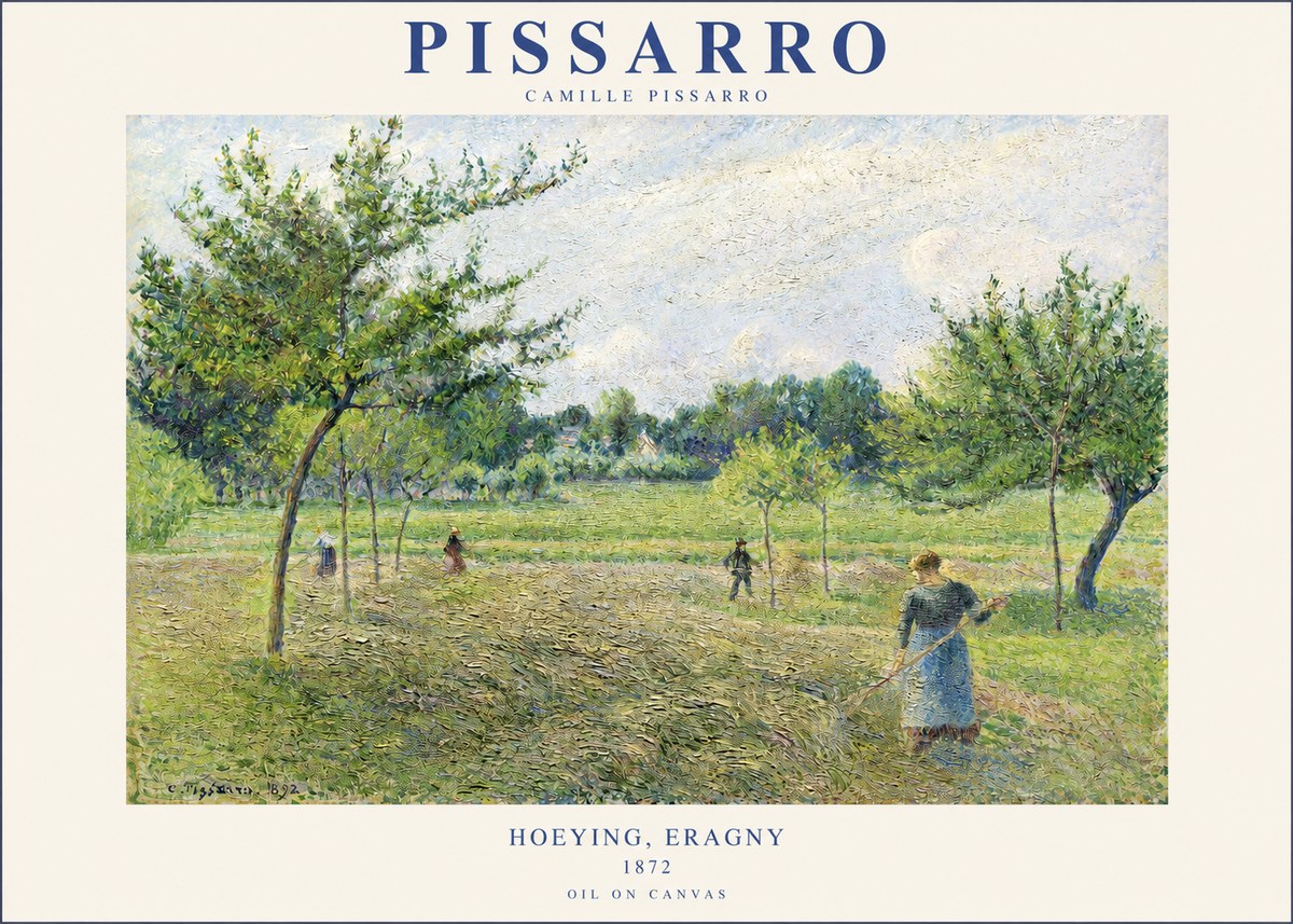 Pissarro Hoeying, Eragny No2 - Poszter