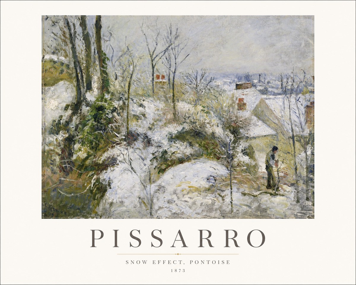 Pissarro Snow Effect, Pontoise No1 - Poszter