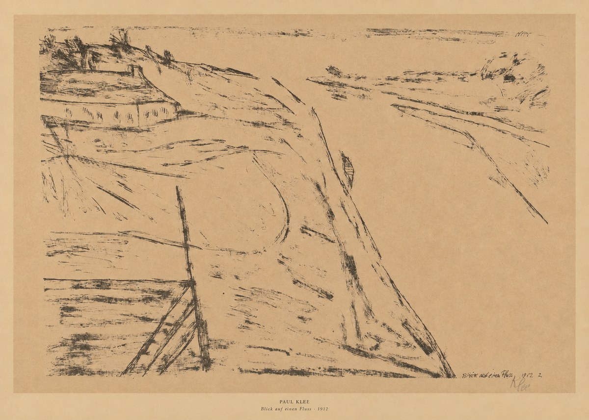 Paul Klee Blick Auf Einen Fluss No6 - Poszter