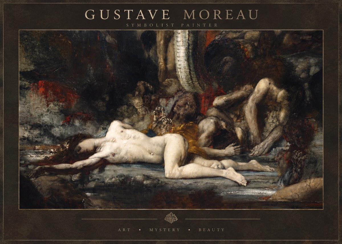 Gustave Moreau Despair No2 - Poszter